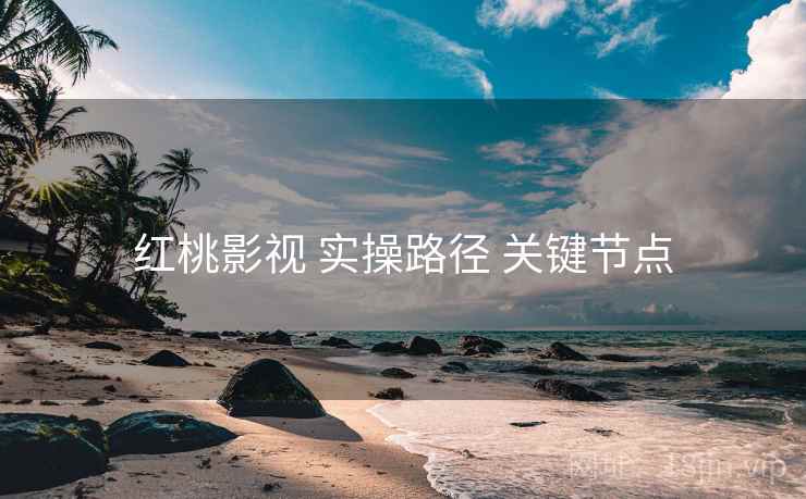 红桃影视 实操路径 关键节点