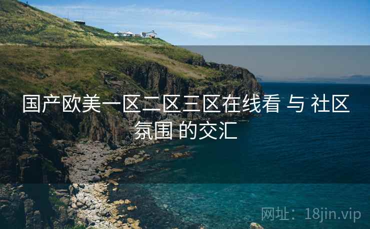 国产欧美一区二区三区在线看 与 社区氛围 的交汇