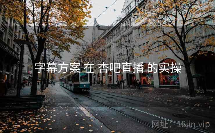字幕方案 在 杏吧直播 的实操