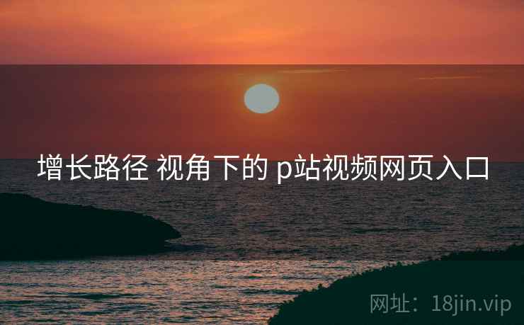 增长路径 视角下的 p站视频网页入口